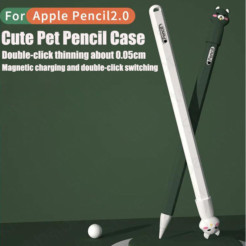 Za Apple Pencil 1 2 Case Za iPad Tablet Touch Pen Stylus Cartoon Zaštitna maska Sleeve Cover Pernice