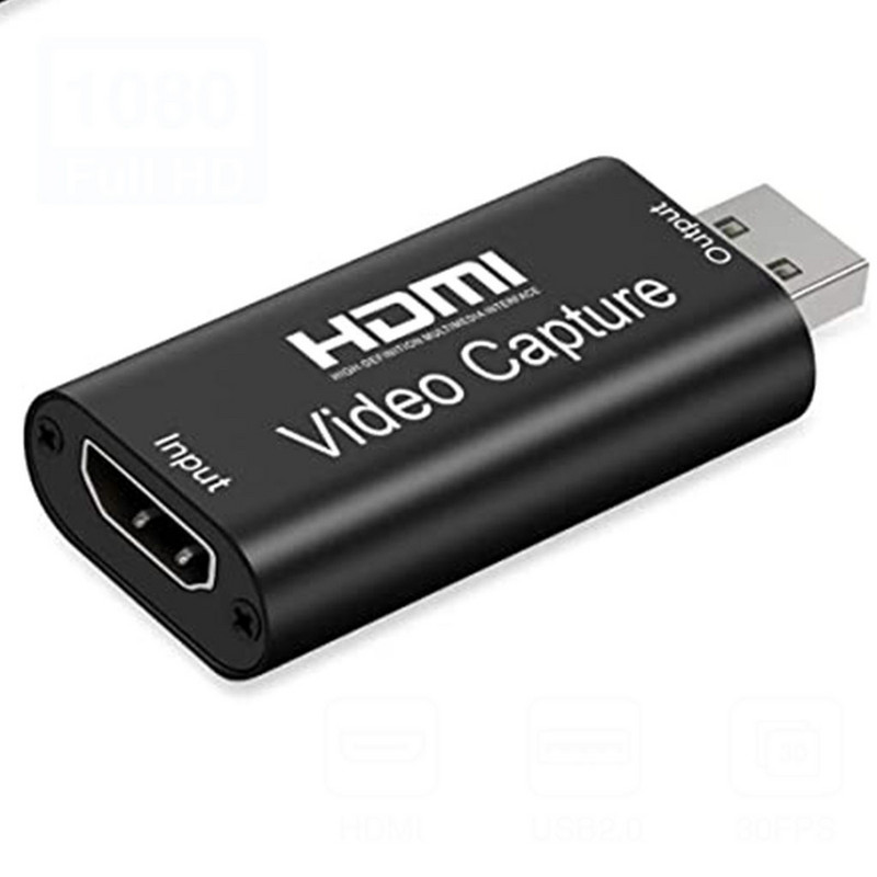 Nešiojami mikro 4k vaizdo įrašymo HDmi kortelės vaizdo įrašymo kortelė 1080p 2.0/3.0 HD įrašymo žaidimai Tiesioginio srauto įrašymo dėžutės įrašymo įrenginys