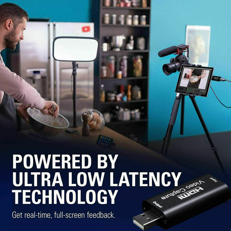 Nešiojami mikro 4k vaizdo įrašymo HDmi kortelės vaizdo įrašymo kortelė 1080p 2.0/3.0 HD įrašymo žaidimai Tiesioginio srauto įrašymo dėžutės įrašymo įrenginys