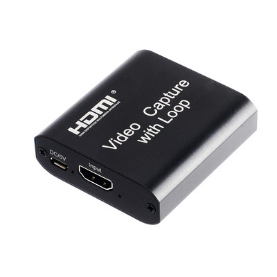 ÚJ HD 1080P 4K HDMI videorögzítő kártya HDMI - USB 2.0 Videorögzítő Társasjáték felvétel Élő közvetítés Helyi hurokkimenet