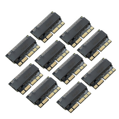 5 DB M.2 Adapter PCIe M2 SSD-hez Apple Laptophoz Macbook Air Pro 2013 2014 2015 A1465 A1466 A1502 A1398 PCI-E x4 NVMe SSD