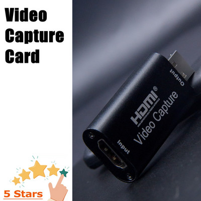 USB 2.0 Κάρτα λήψης βίντεο 4K HDMI συμβατή Video Grabber Live Streaming Box Opname Voor PS4 Xbox Τηλεφωνικό παιχνίδι Κάμερα Dvd HD