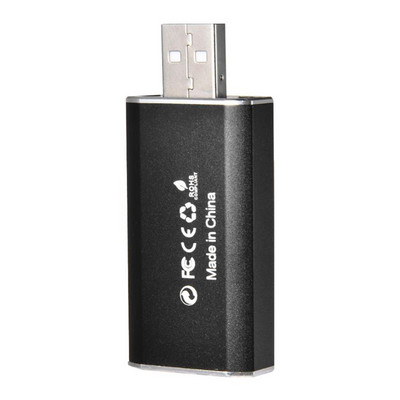Mini hordozható videorögzítő kártya USB2.0 HDMI-kompatibilis Video Grabber Record Box USB játékrögzítő dongle kamerához