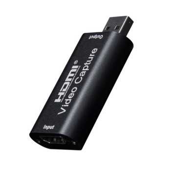 Κάρτα λήψης βίντεο USB 2.0 συμβατή με 4K HDMI Εγγραφή Video Grabber Live Streaming Box για PS4 Τηλεφωνικό παιχνίδι XBOX Κάμερα DVD HD