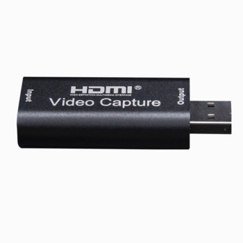 Κάρτα λήψης βίντεο USB 2.0 συμβατή με 4K HDMI Εγγραφή Video Grabber Live Streaming Box για PS4 Τηλεφωνικό παιχνίδι XBOX Κάμερα DVD HD