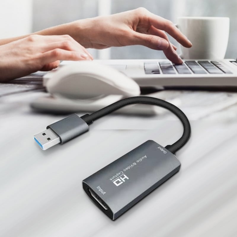 Z29 4K videohõivekaart USB3.0-HDMI-kaardiga Video Grabberi salvestuskarp PS4-mängu jaoks, DVD-kaamera, kaamera salvestamine otseülekandena