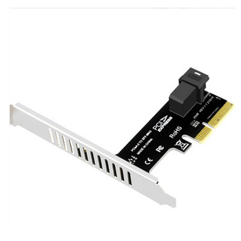 SFF 8643 To Pcie 3.0 4X/8X Κάρτα προσαρμογέα 2 θύρα U.2 για μετατροπέα SSD Nvme Κάρτα επέκτασης σκληρού δίσκου για επιτραπέζιους υπολογιστές