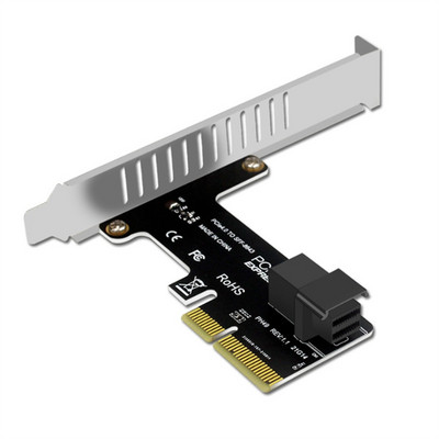 SFF 8643 To Pcie 3.0 4X/8X Adapter Card 2 U.2 Port Card Nvme SSD Converter Merevlemez bővítőkártya asztali számítógéphez