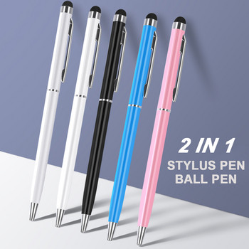 10 τμχ 2 σε 1 στυλό γραφίδας για κινητό τηλέφωνο Tablet στυλό σχεδίασης Capacitive Pencil Universal στυλό αφής για Pad Iphone Android