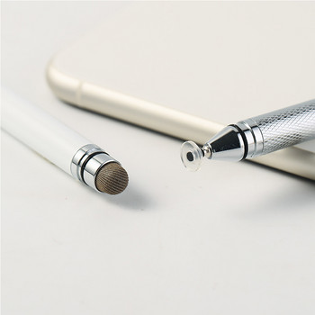 Капацитивен стилус 2 в 1 с гумена сензорна глава Стилус писалка за таблет, мобилен телефон Капацитивен писалка за рисуване