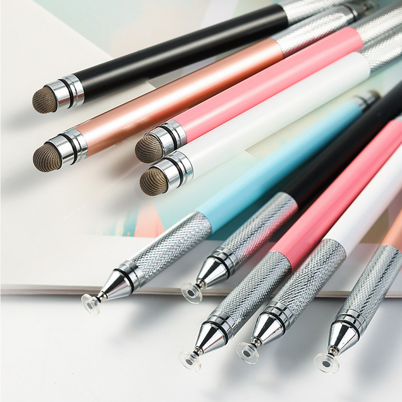 Stilon capacitiv 2 în 1, cu ventoză tactilă, din cauciuc, cu cap tactil, stilou, pentru tabletă, telefon mobil, stilou capacitiv pentru desen