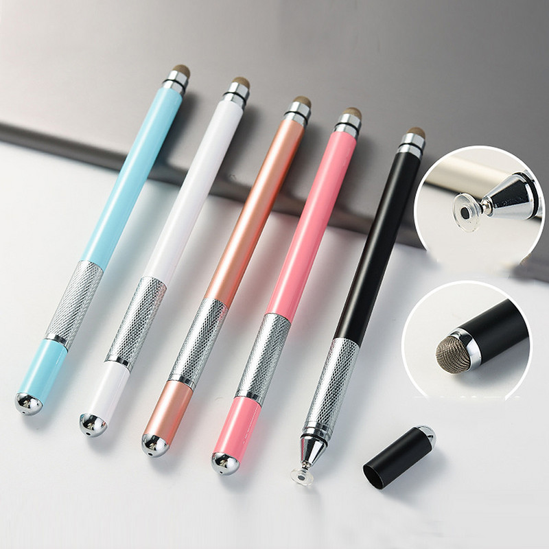 Stilon capacitiv 2 în 1, cu ventoză tactilă, din cauciuc, cu cap tactil, stilou, pentru tabletă, telefon mobil, stilou capacitiv pentru desen