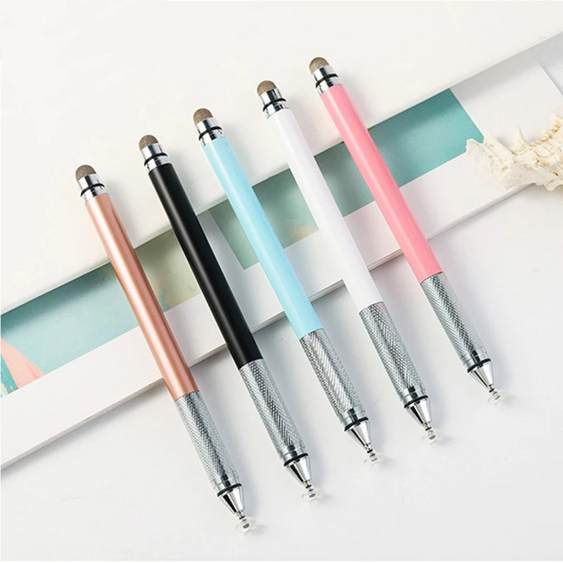 Stilon capacitiv 2 în 1, cu ventoză tactilă, din cauciuc, cu cap tactil, stilou, pentru tabletă, telefon mobil, stilou capacitiv pentru desen