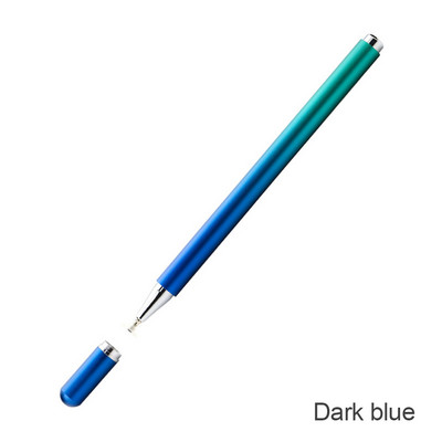 2 az 1-ben Mágneses érintőképernyő Stylus Pen Gradient Color Beépített szívóhegy Tiszta lemezes kapacitív toll iphone iad táblagépekhez
