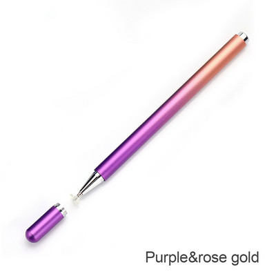 2 az 1-ben Mágneses érintőképernyő Stylus Pen Gradient Color Beépített szívóhegy Tiszta lemezes kapacitív toll iphone iad táblagépekhez