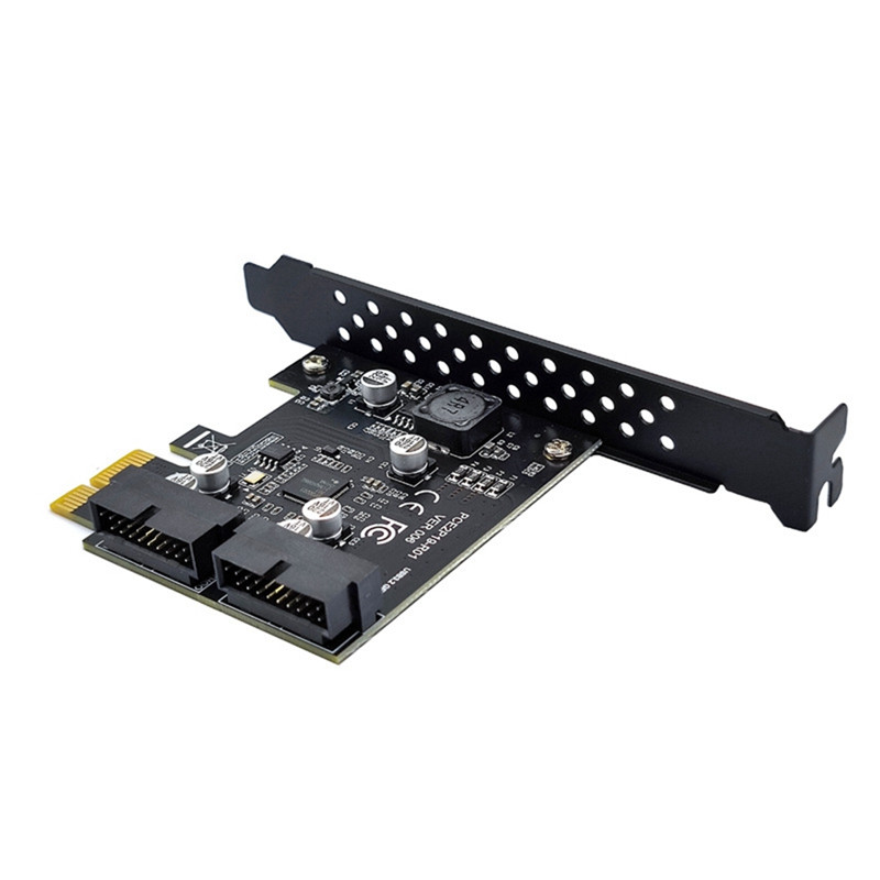 NOVÝ adaptér rozširujúcej karty USB 3.2 Pci-E, 2-portový 19-pinový adaptér Renesas D720201, 5 Gb/s USB 3 na Pci Express