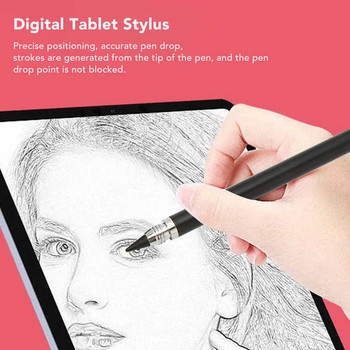 Stylus Accurate Positioning 3 σε 1 Πολυλειτουργική χωρητική γραφίδα με 2 μύτες οπτικών ινών για κινητά τηλέφωνα tablet καυτές εκπτώσεις