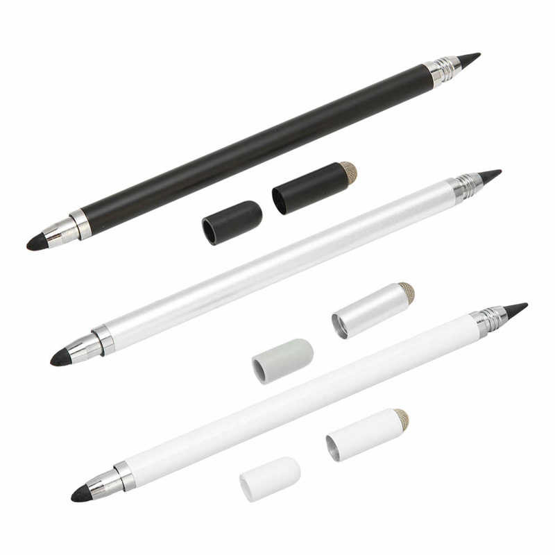 Tikslus rašiklio padėties nustatymas 3 viename daugiafunkcinis talpinis rašiklis su 2 pluošto antgaliais planšetiniams mobiliesiems telefonams karštas išpardavimas