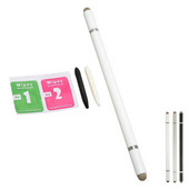 Crna pisaljka 4 u 1 višenamjenska kapacitivna olovka za precizno pozicioniranje s 2 vlaknasta vrha za mobilne telefone i tablete NOVO