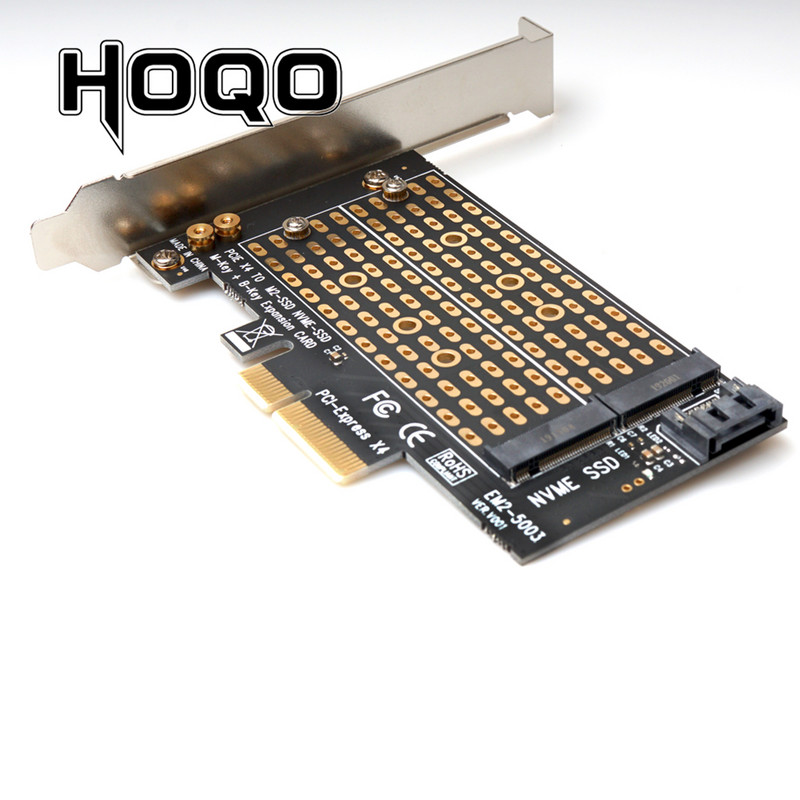Adapter PCIE–M2/M.2 SATA M.2 SSD PCIE-adapter NVME/M2 PCIE-adapter SSD M2–SATA PCI-E kaardi M-klahv + B-klahv