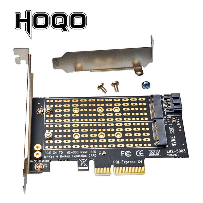 Adapter PCIE–M2/M.2 SATA M.2 SSD PCIE-adapter NVME/M2 PCIE-adapter SSD M2–SATA PCI-E kaardi M-klahv + B-klahv