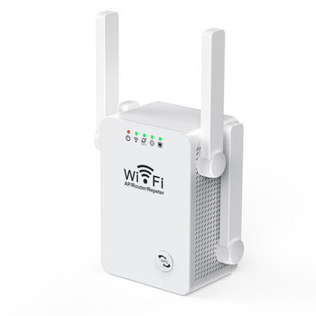 WiFi Extender Ενισχυτής 300Mbps Wi-Fi Repeater Booster Wi-Fi Signal 802.11N Long Range Wireless Network Repeator Access Point