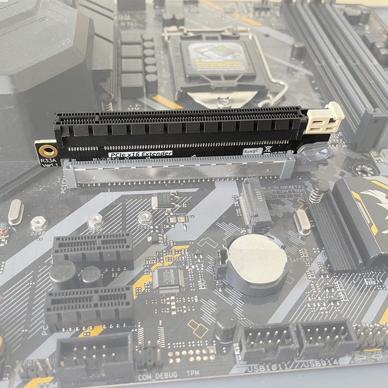 Placă de protecție de testare PCI Express 4.0 x16 Gen3/4 Placă de protecție pentru plăci grafice Adaptor pentru plăci extinse pentru extensie pentru plăci grafice Protector pentru sloturi pentru extensie PCIE