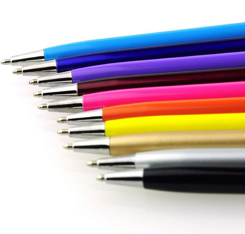 10 komada univerzalne 2u1 kapacitivne olovke za zaslon osjetljiv na dodir Stylus kemijska olovka za pametni telefon Tablet Školski uredski pribor