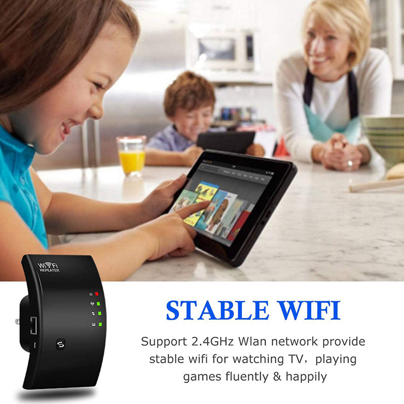 300Mbps belaidžio WiFi kartotuvo plėstuvo stiprintuvas 802.11N tinklo stiprintuvo maršruto parinktuvo signalo diapazono repiterio prieigos taškas