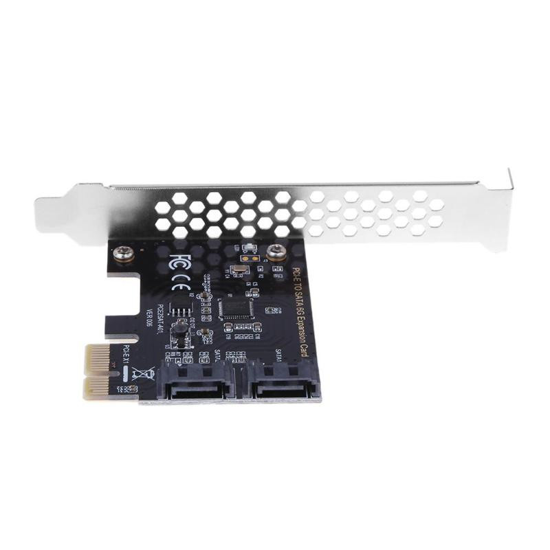 UUS PCIE-SATA-kaardi PCI-E-adapter PCI Expressi-SATA3.0-muunduriga 2-pordiline SATA III 6G laienduskontrolleri kaardiadapter