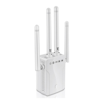 PzzPss Wireless M-95B Repeater Wifi Router 300M Signal Amplifier Extender 4 Antenna Router Signal Amplifier for Office Home