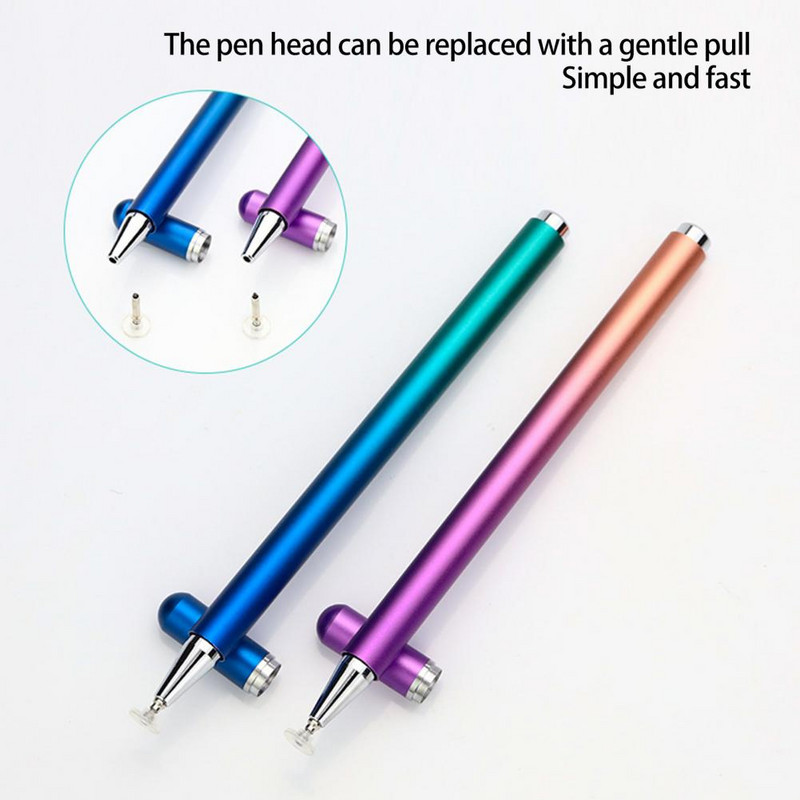 Profesionalus talpinis rašiklis, aliuminio lydinio mobilusis talpinis ekranas, jutiklinis rašiklis, jautrus universalus jutiklinio ekrano rašiklis namams