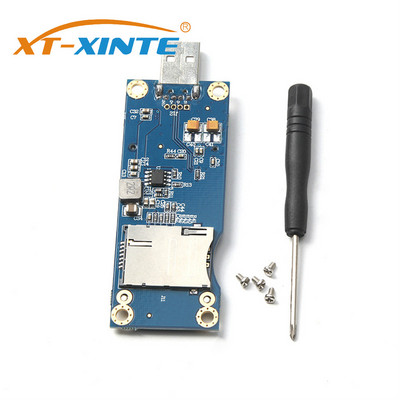 XT-XINTE Mini PCI-E безжична WWAN към USB 2.0 адаптерна карта със слот за SIM карта за WWAN/LTE модул 3G/4G за HUAWEI EM730