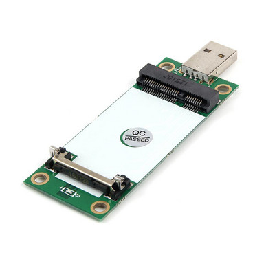 XT-XINTE Mini PCI-E bežična WWAN na USB 2.0 adapterska kartica s utorom za SIM karticu za WWAN/LTE modul 3G/4G za HUAWEI EM730