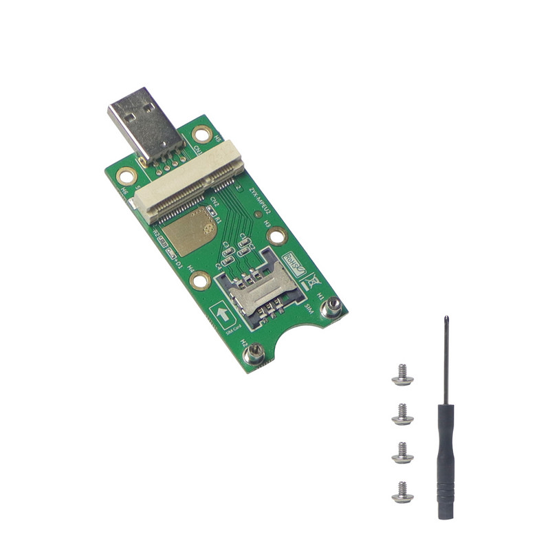 XT-XINTE Mini PCI-E bežična WWAN na USB 2.0 adapterska kartica s utorom za SIM karticu za WWAN/LTE modul 3G/4G za HUAWEI EM730