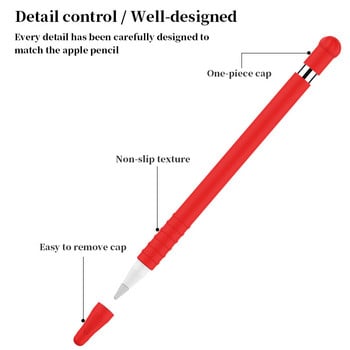 Για Apple Pencil 1η Θήκη Μολυβοθήκη Tablet Touch Stylus Pen Προστατευτικό κάλυμμα Θήκη Φορητή θήκη από μαλακή σιλικόνη