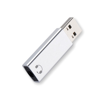 Εξωτερική κάρτα ήχου USB 2 ΣΕ 1 σε υποδοχή 3,5 mm Σετ μικροφώνου 7,1 καναλιών Προσαρμογέας ήχου HD για φορητό υπολογιστή