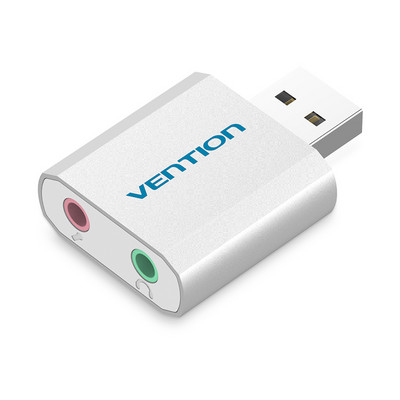 Vention USB garso plokštė USB garso sąsaja Išorinė 3,5 mm mikrofono garso adapteris Garso plokštė nešiojamam kompiuteriui PS4 ausinių garso plokštė