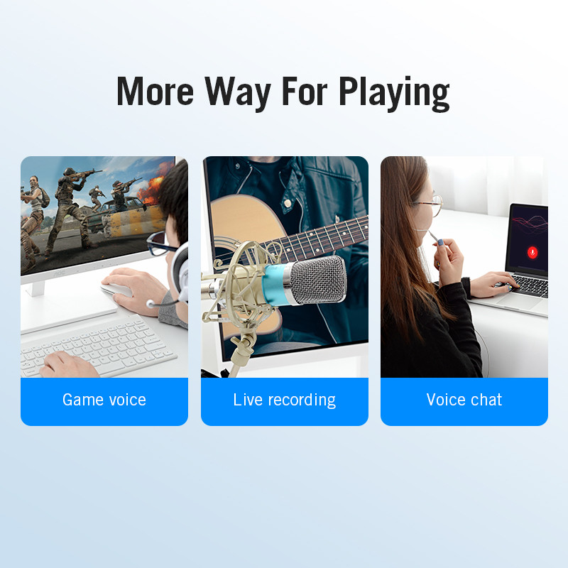 Vention USB garso plokštė USB garso sąsaja Išorinė 3,5 mm mikrofono garso adapteris Garso plokštė nešiojamam kompiuteriui PS4 ausinių garso plokštė