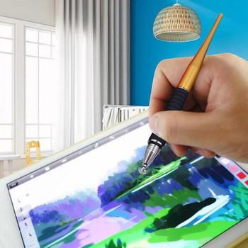 Στυλό στυλό οθόνης αφής 2 σε 1 που σχεδιάζει χωρητικά στυλό με δίσκο για αξεσουάρ για tablet tablet IPad ForSamsung ForXiaomi