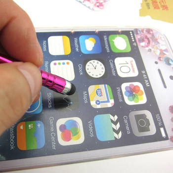50 бр./лот Пакет писалки с мини кристален капацитивен универсален сензорен екран за iPhone, Samsung, Huawei, телефони с Android, iPad iPod