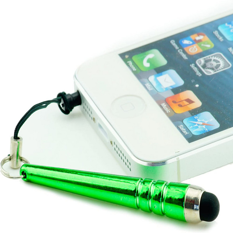 50 vienetų / partijos Stylus Pen Bundle Mini Crystal talpinis universalus jutiklinis ekranas, skirtas iPhone Samsung Huawei Android telefonams iPad iPod