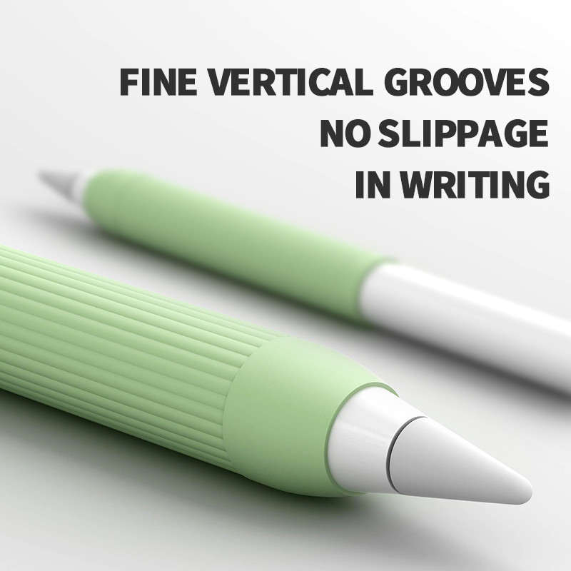 2 ks úchop na pero pre Apple Pencil 1/2 ochranné puzdro z mäkkého silikónu, odolné voči poškriabaniu, nárazom a protišmykovému ochrannému krytu pre stylus