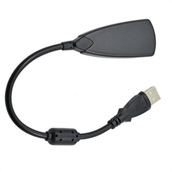 USB звукова карта 7.1 микрофон адаптер за слушалки 5HV2 USB към 3D високоговорител външна usb звукова карта за лаптоп компютър PC