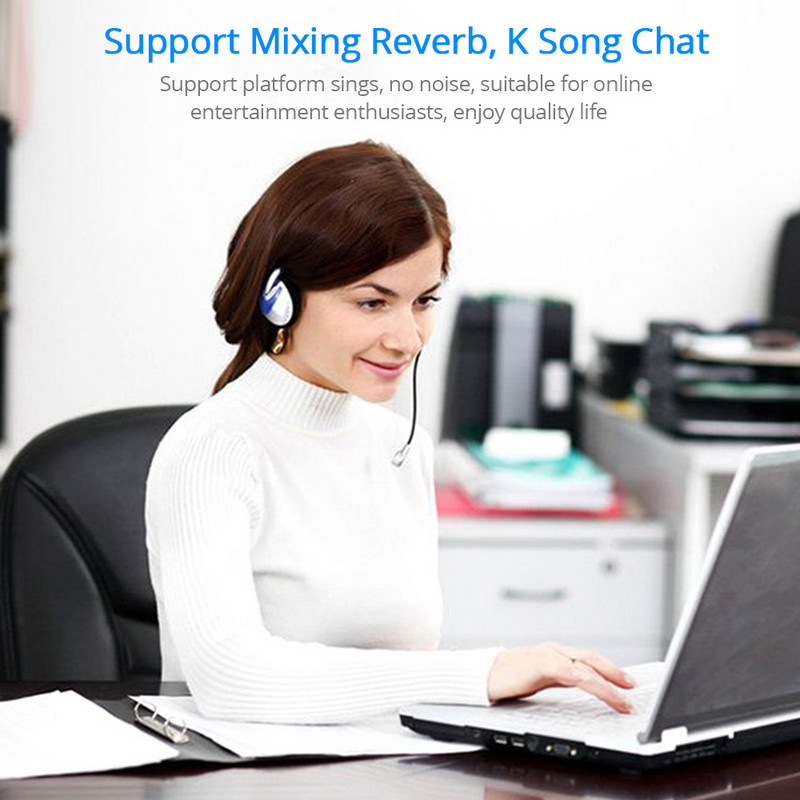 TISHRIC antimagnetinė išorinė USB garso plokštė 7.1 adapteris 5HV2 3D garso ausinių mikrofonas 3,5 mm, skirtas nešiojamam kompiuteriui profesionalui