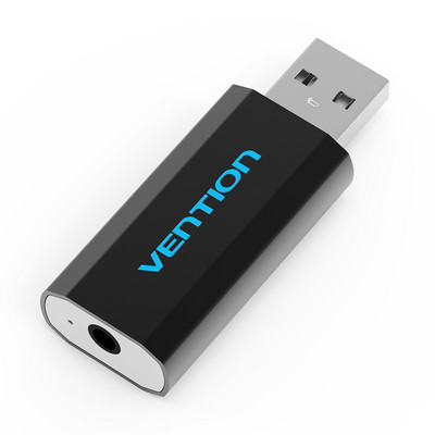 Vention išorinė garso plokštė nuo USB iki 3,5 mm ausinių ausinių lizdas 3,5 mm USB adapterio garso plokštė nešiojamojo kompiuterio garso plokštei