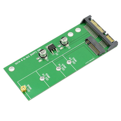 M.2 SATA-adapteri tõsteseade M2-SATA-adapter M.2-SATA-adapter M.2 NGFF-muundur 2,5-tolline SATA3-kaart B võti 2230-2280 M2 SSD-le
