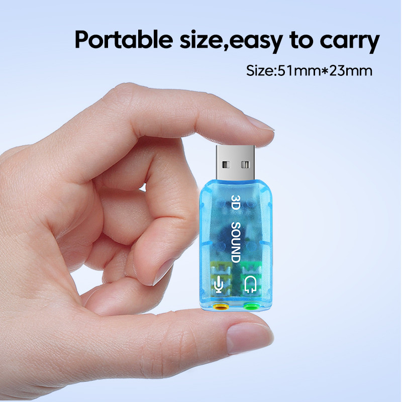 Elough Mini išorinė garso plokštė USB prie 3,5 mm mikrofono ausinių lizdas Stereo ausinės garso plokštės garso adapterio garsiakalbio sąsaja kompiuteriui