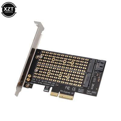PCIE na M2/M.2 adapter za dodatnu karticu SATA M.2 SSD PCIE adapter NVME/M2 PCIE3.0 adapter NGFF SSD M2 na SATA PCI-E karticu M tipka +B tipka
