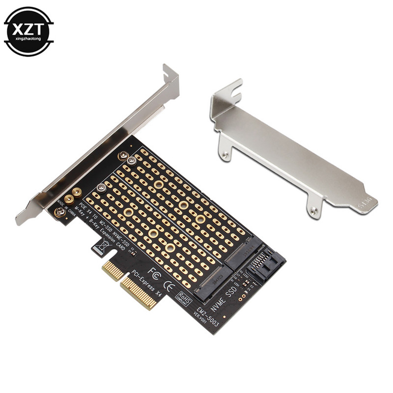 PCIE na M2/M.2 adapter za dodatnu karticu SATA M.2 SSD PCIE adapter NVME/M2 PCIE3.0 adapter NGFF SSD M2 na SATA PCI-E karticu M tipka +B tipka